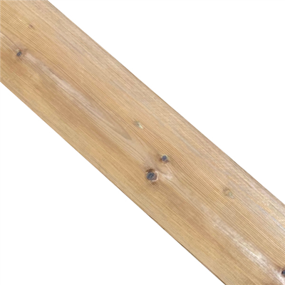 Lame de terrasse en pin du Nord marron traité classe 4 Classéo+ lisse - qualité US - 300 CMx14,5 CM - ép. 27 MM