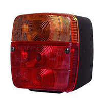 Feu arrière 4 fonctions type FP10 et 2705 - 108 x 103 mm - sans ampoules