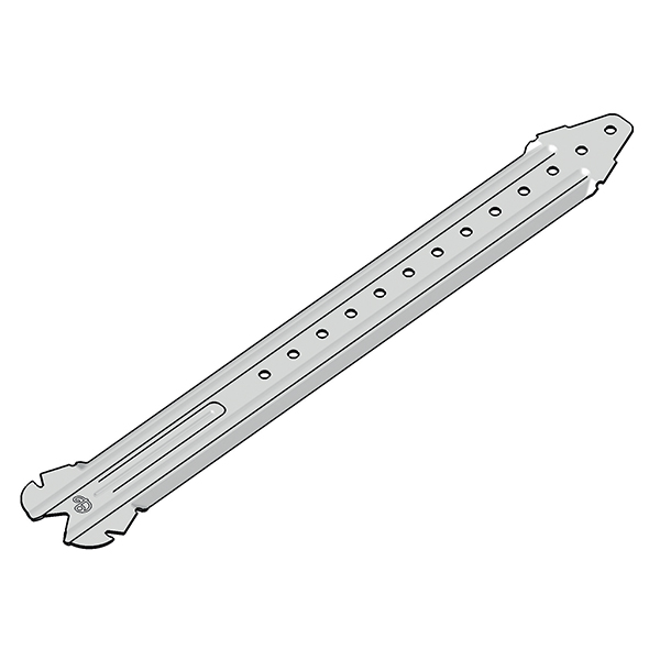 Suspente universelle renforcée Gypso acier galvanisé - fourrure F45 longueur 30,0 CM - boîte de 50