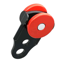 Chariot à 2 galets auto-orientables en nylon sur axe lisse en inox