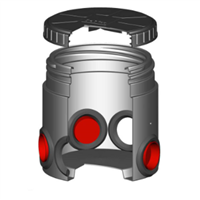 Boîte de collecte pour filtre à sable