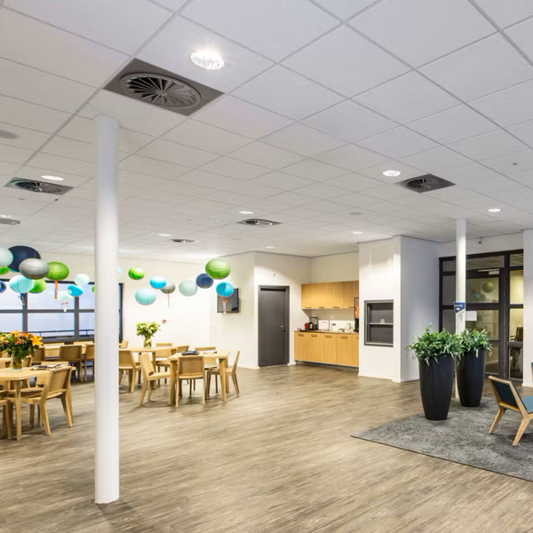 Dalle de plafond acoustique Rockfon Ekla blanche et lisse - classe A - 600,0 MM x 600 MM - ép 20,00 MM