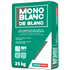 Enduit MONOBLANC DE BLANC monocouche semi-allégé grain fin Ultra Blanc - Sac de 25 kg