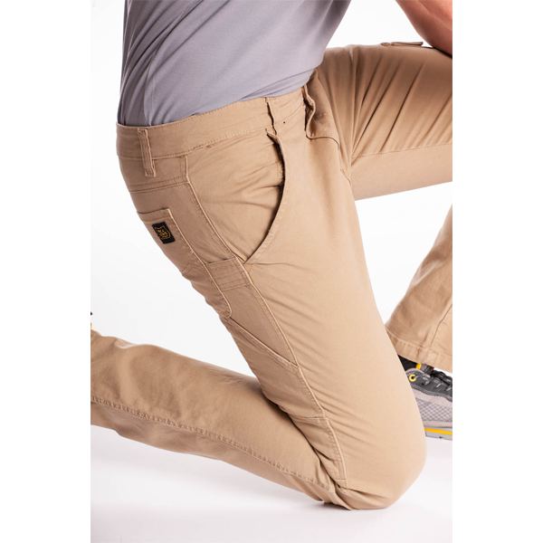 Pantalon de travail Rica Lewis coupe charpentier beige - Taille 42