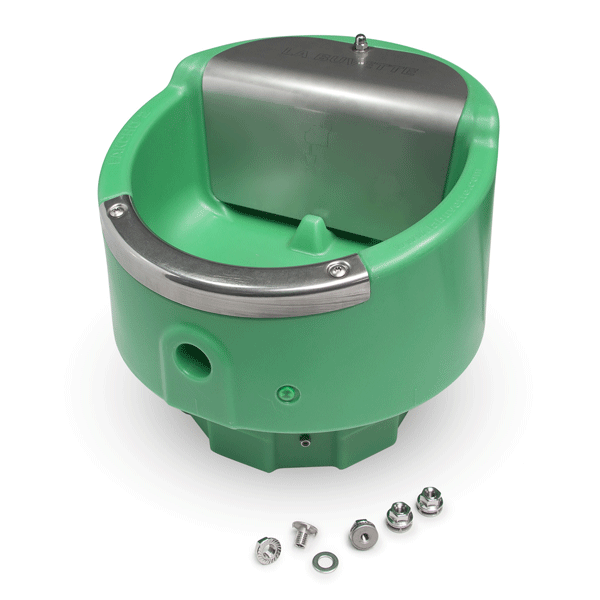 Abreuvoir antigel électrique 50W à niveau constant - pose sur buse - LAKCHO 2 - Débit 10 L/min - raccord eau 1/2"