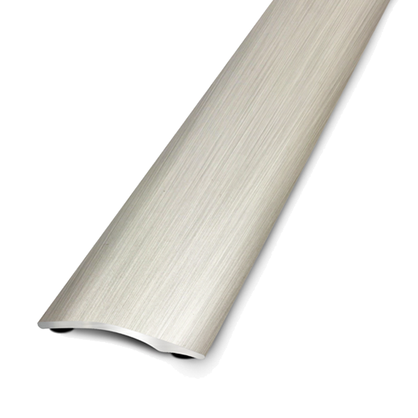 Seuil de porte adhésif multi-niveaux - Presto Premium Dinac - Aluminium Titane - 27 MM x 3,4 MM - 93,0 CM