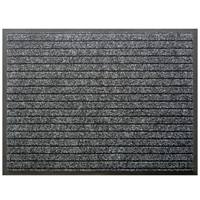 Tapis d'entrée intérieur/extérieur absorbant et grattant PMR trafic intense - Vercors - Caoutchouc/polypropylène/polyester - 80,00 cm x 120,0 cm - ép. 6,5 mm