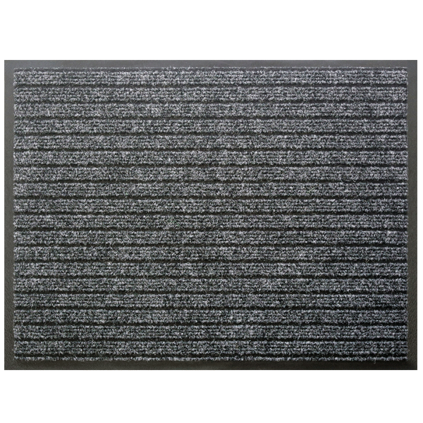 Tapis d'entrée intérieur/extérieur absorbant et grattant PMR trafic intense - Vercors - Caoutchouc/polypropylène/polyester - 60,00 cm x 80,0 cm - ép. 6,5 mm