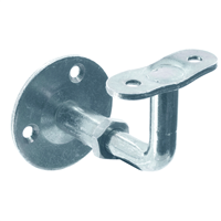 Support de rampe coudé réglable pour main courante