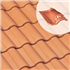Tuile chatière grillagée Gallo Romane (GL111) - ouverture 21 cm² - Ocre