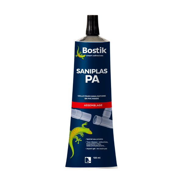 Colle PVC SANIPLAS PA - Tube 125 mlt