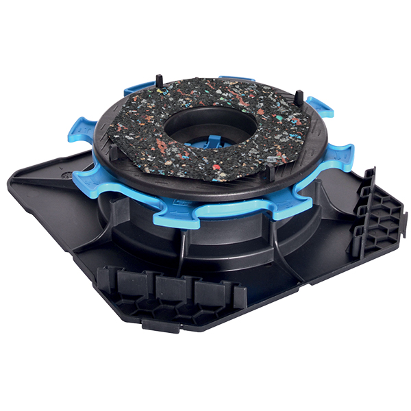 Plot pour terrasse en dalles Cleman Jouplast - hauteur réglable de 40 à 55 MM