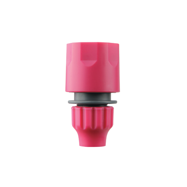 Raccord automatique pour tuyau torsadé, extensible, mini dévidoir Ø 9 mm - Anis ou Fuchsia