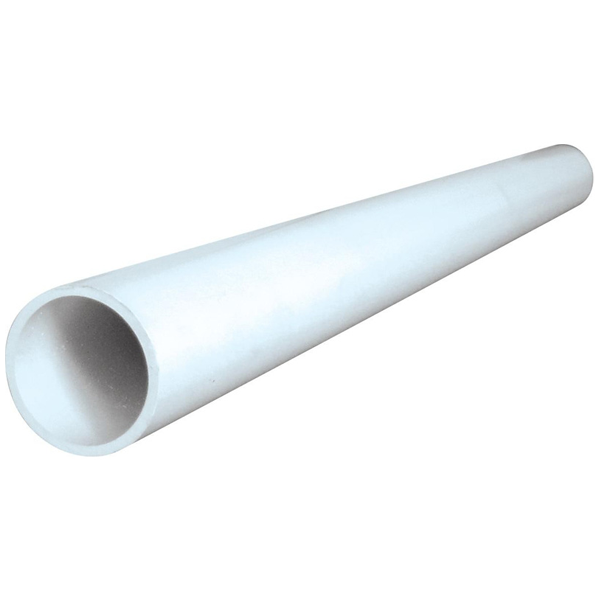 Tube évacuation PVC M1 Interplast - Blanc - diamètre 40 mm