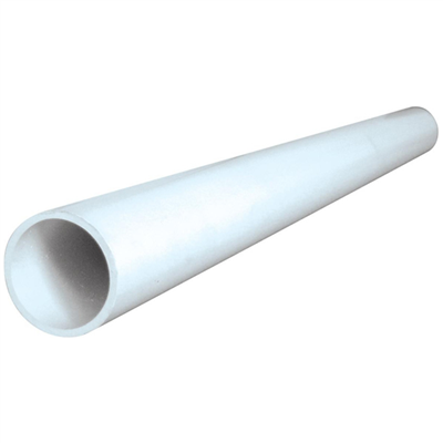 Tube évacuation PVC Interpact M1 à bouts lisses - Interplast - Blanc - Diam. 40,0 MM  - Long. 2,00 M