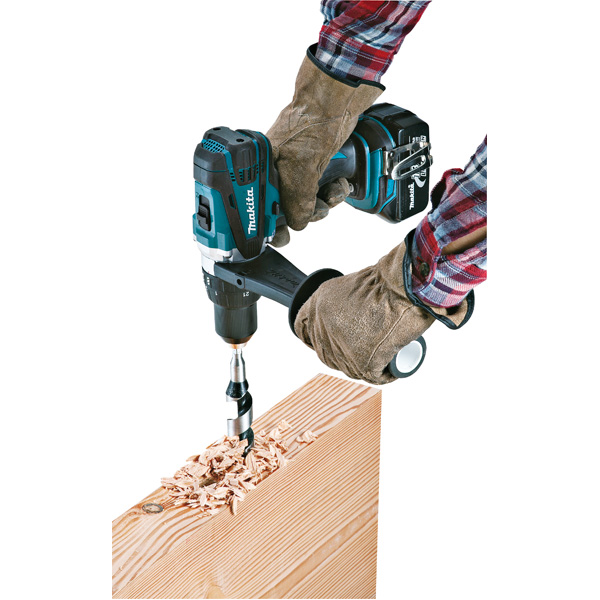 Perceuse visseuse Makita DDF458RTJ  18 V avec 2 batteries Li-Ion 5 Ah Ø 13 mm