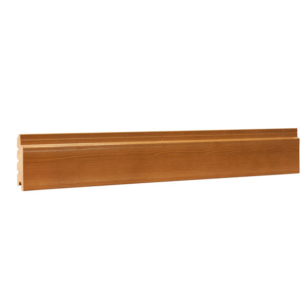 Bardage bois peint en Sapin du Nord de classe 3.1 - Extra Silverwood - Profil Line - 20,00 mm x 125,00 mm - Long. 4,15 m - Coloris Sable