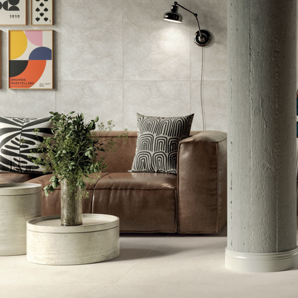 Carrelage effet pierre pour sols et murs en grès cérame - Natural Resine - 60 x 120 cm - ép. 9 mm - Panna