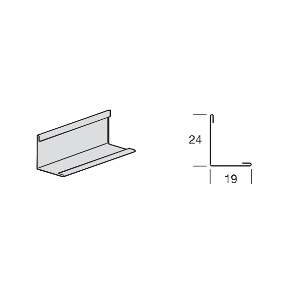 Corni Re De Rive En L Pour Plafond Suspendu Blanc X Mm M