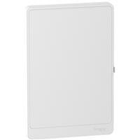 Porte Schneider Resi9 Styl pour coffret de répartition à deux rangées de 13 modules - blanc