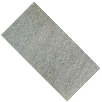 Carrelage extérieur en grès cérame émaillé effet pierre Fiordi - 60,4 CM x 30 CM - ép. 8,2 MM - Griogio