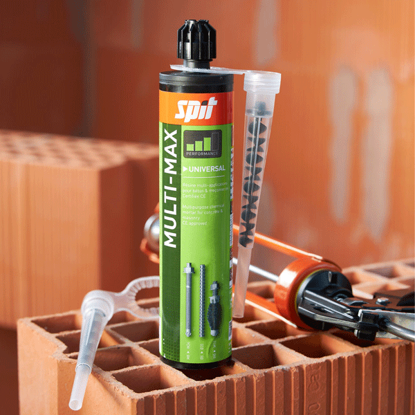 Scellement chimique multi-matériaux - Spit Multi-Max - seau de 5 cartouches de 280 ml + 1 offerte