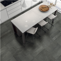 Carrelage sol intérieur effet "métal" NEW METAL grès cérame émaillé rectifié - Grey - 60 CMx60 CM ép.8 MM