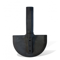 Couteau à enduire pour angles de murs Edma - Caoutchouc - Utilisation manuelle ou sur manche