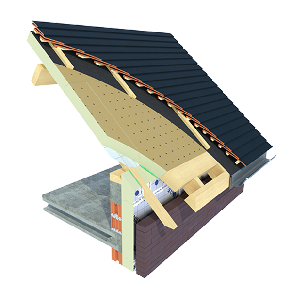 Panneau isolant pour toiture en pente - Utherm Sarking K - 2,40 M x 1,20 M - ép.130 MM - R.6,00 m².K/W