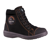 Chaussure de sécurité femme Lemaitre Vitamine cuir velour haute noire S3 – Taille 38