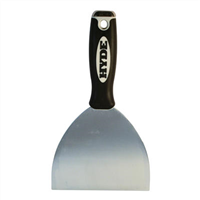 Couteau à enduire Théard MaxxGrip 6350 avec lame acier carbone manche bi-matière - largeur 76 mm