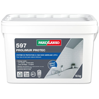 Système de protection à l'eau sous carrelage Parexlanko Prolimur Protec 597 pour mur et sol - seau de 16,00 KG
