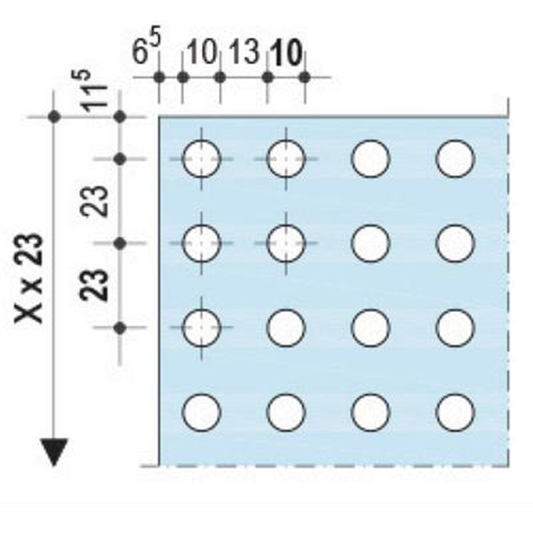 Dalle de plafond DELTA LINEAR