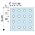 Dalle de plafond DELTA LINEAR