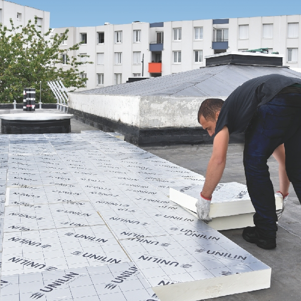 Panneau isolant polyuréthane pour toitures terrasses UTHERM Roof L - 5,55 m².K/W - 1.20 x 0.6 m - ép. 120,00 MM