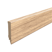 Plinthe MDF pour parquet stratifié Egger - Hauteur 80 mm - Ép.14 mm - Longueur 2,40 m - Chêne de Dunnington Clair