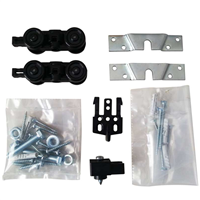 Kit roulettes Gypso pour châssis à galandage avec porte coulissante de 80 kg maximum