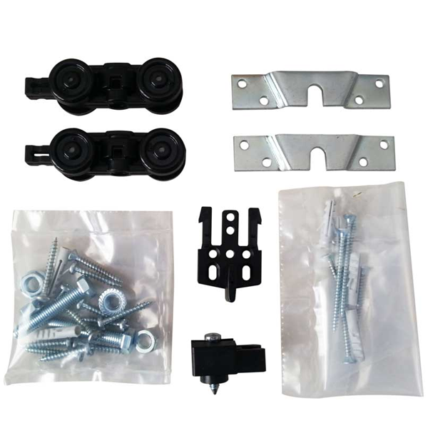 Kit roulettes Gypso pour châssis à galandage avec porte coulissante de 80 kg maximum