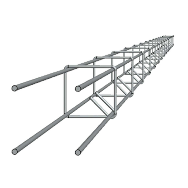 Chainage sismique E15 - 8,0 CM x 8,0 CM - 4 filants Ø 8 MM - longueur 6,00 M