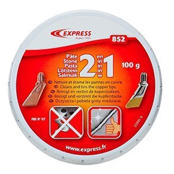 Pâte décapante et de pré-étamage - 852 Guilbert Express - Boîte de 100 grammes