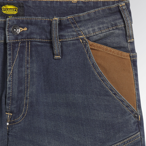 Jean de travail Stone 5 poches - Diadora - Dirty washing - T38