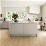 Parquet stratifié Classic 8/33 - 4 chanfreins avec système CLIC it! - 193 x 8 x 1292 mm - Chêne Sherman miel