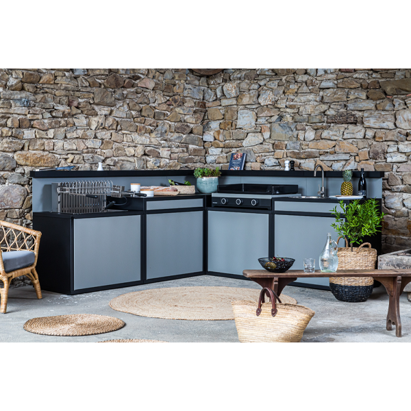 Meuble support en acier SPAF NG Forge Adour pour plancha cuisine d'été