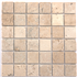 Mosaïque pierre naturelle calcaire TRAVERTIN - Light mix - 4,8 x 4,8 cm - Plaque 30 CM x 30 CM - Ép.10 MM