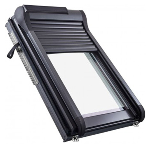 Volet roulant solaire pour fenêtre de toit Roto Designo R4 et R7 à commande radio - ZRO S - 114 x 118 cm