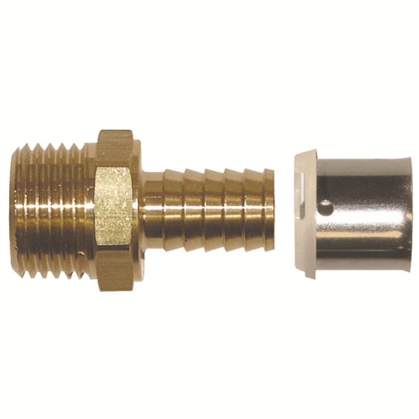 Mâle fixe à sertir 3/4" PER 13x16 Raccord SERTIpress type radial