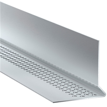 Profil de départ pour bardage Hardie Plank en pose horizontale - aluminium - profondeur 25,0 MM - longueur 3,00 M
