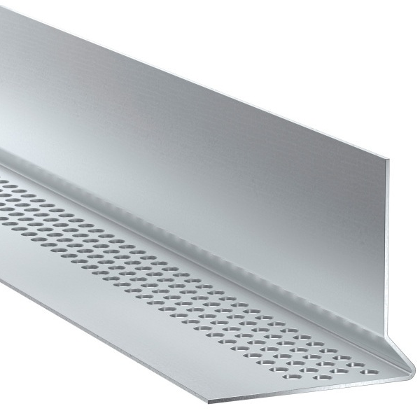Profil de départ pour bardage Hardie Plank en pose horizontale - aluminium - profondeur 25,0 MM - longueur 3,00 M