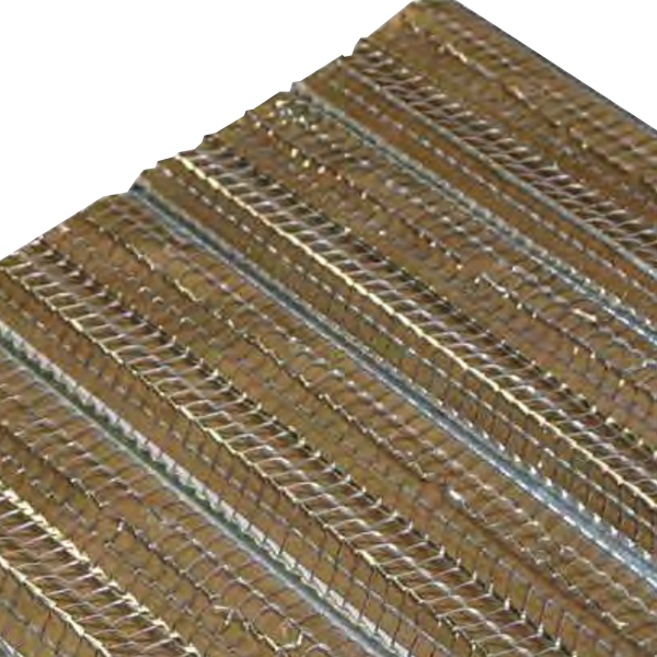 Lattis métallique Nerfloc avec papier - mailles de 7 x 10 mm - 2,50 M x 0,60 M
