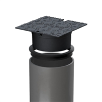 Regard de branchement réhaussable C250 pour tube PVC DN315 - 360 x 360 mm - Marquage "EP"